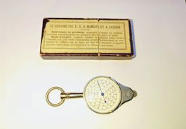 Altes Kurvimeter / Curvimètre F.C.A Manche et A Cadran