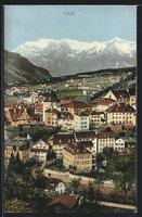 Chur, Ortsansicht mit Strassenpartie und
