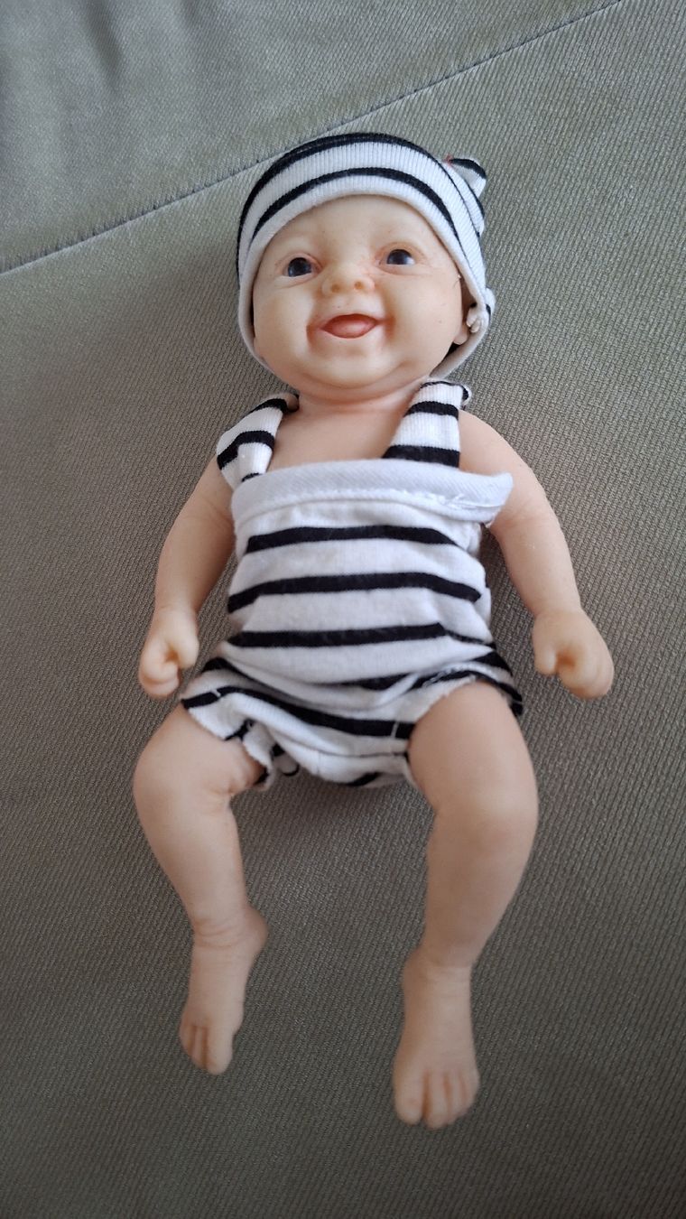 Bambole: HÜBSCHES SILIKONBABY 20 CM – Usato da Rotkreuz venduto da jud_7jrb