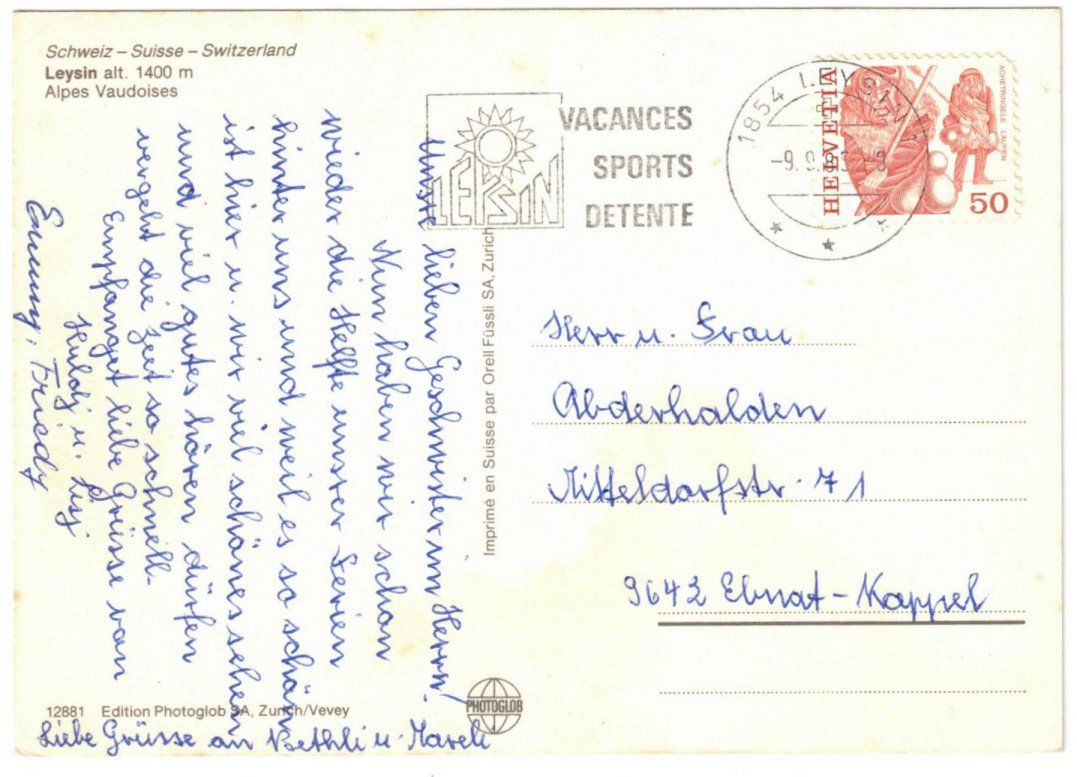 Cartes postales: Leysin - 5 Bild AK – D'occasion à Binningen par Mountainrider 1