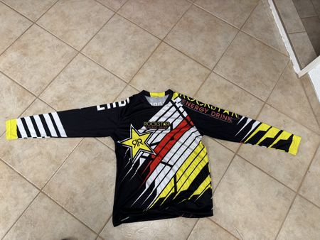 Thor Rockstar Energy Drink Motocross Shirt, Top Zustand!