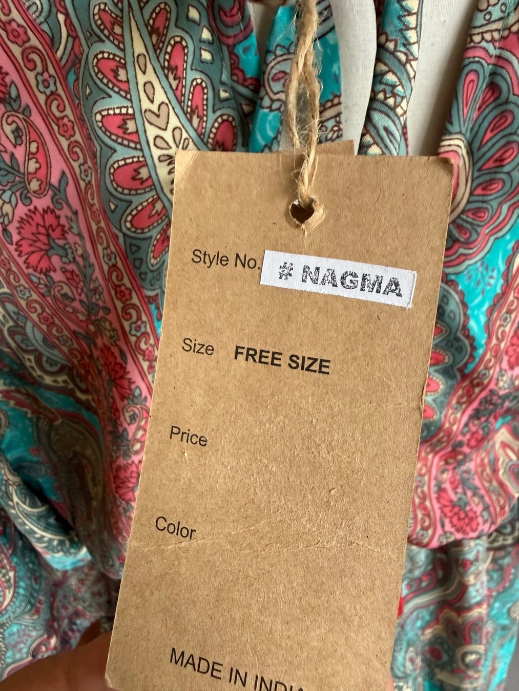 Tuniche: Neu Tunika Kleid Unisize Seide – Nuovo e nell'imballaggio originale da Kirchdorf AG venduto da coco123 3