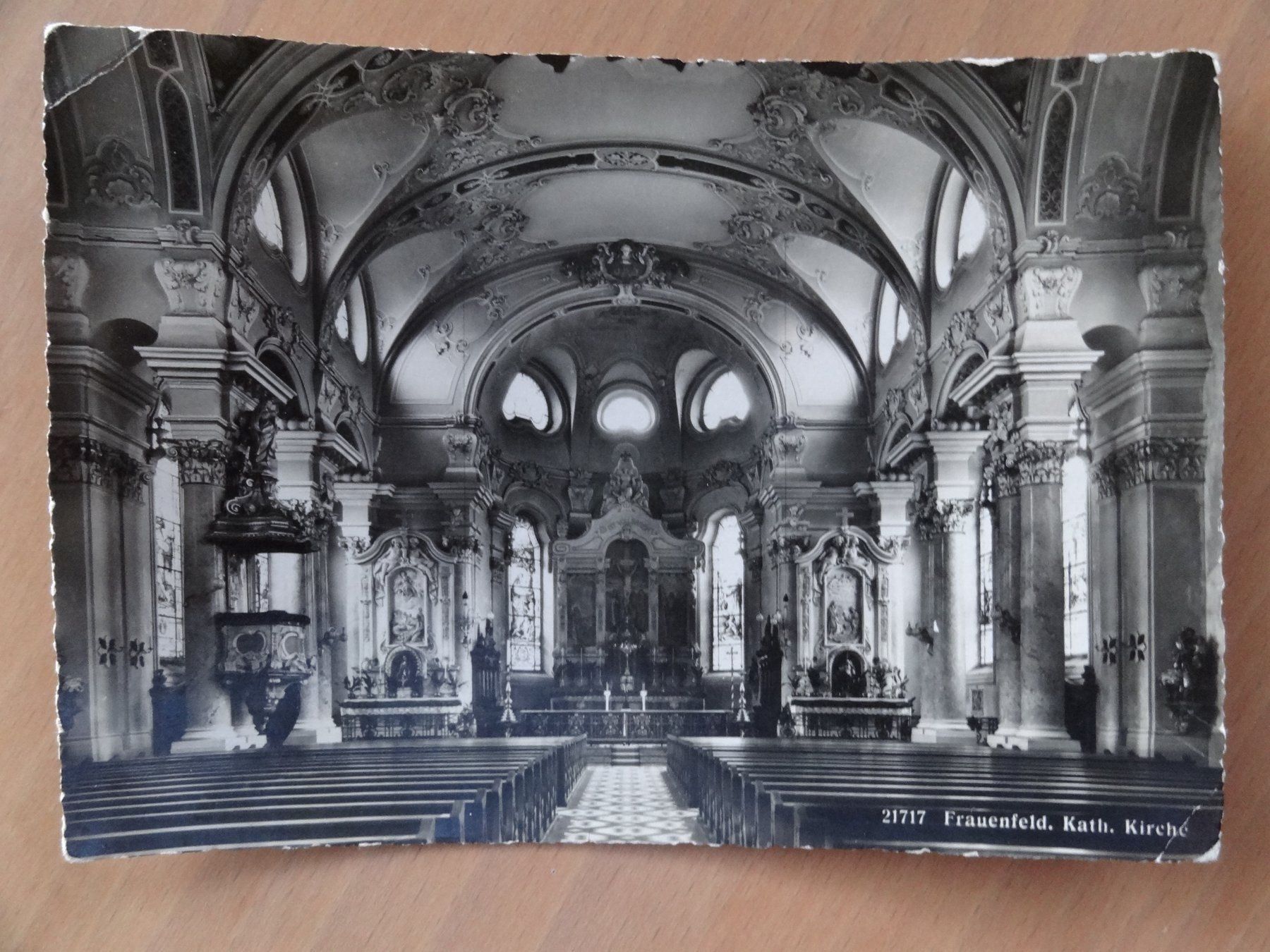 Cartoline postali: Frauenfeld - Kirche - TG - 1930 – Usato da St Léonard venduto da Riglin