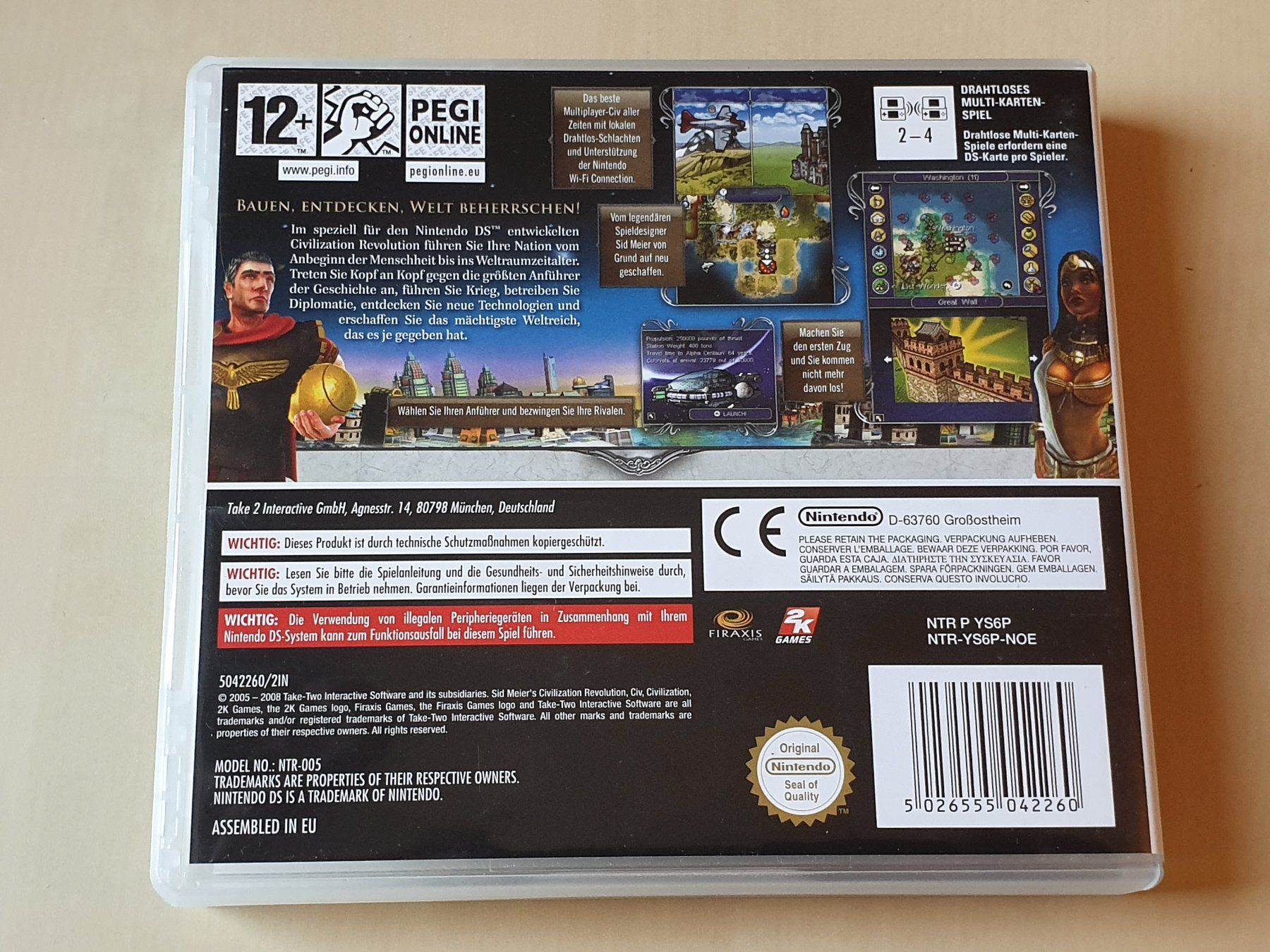 Nintendo Spiele: Civilization Revolution – Gebraucht aus Stansstad von collectorsshop 1