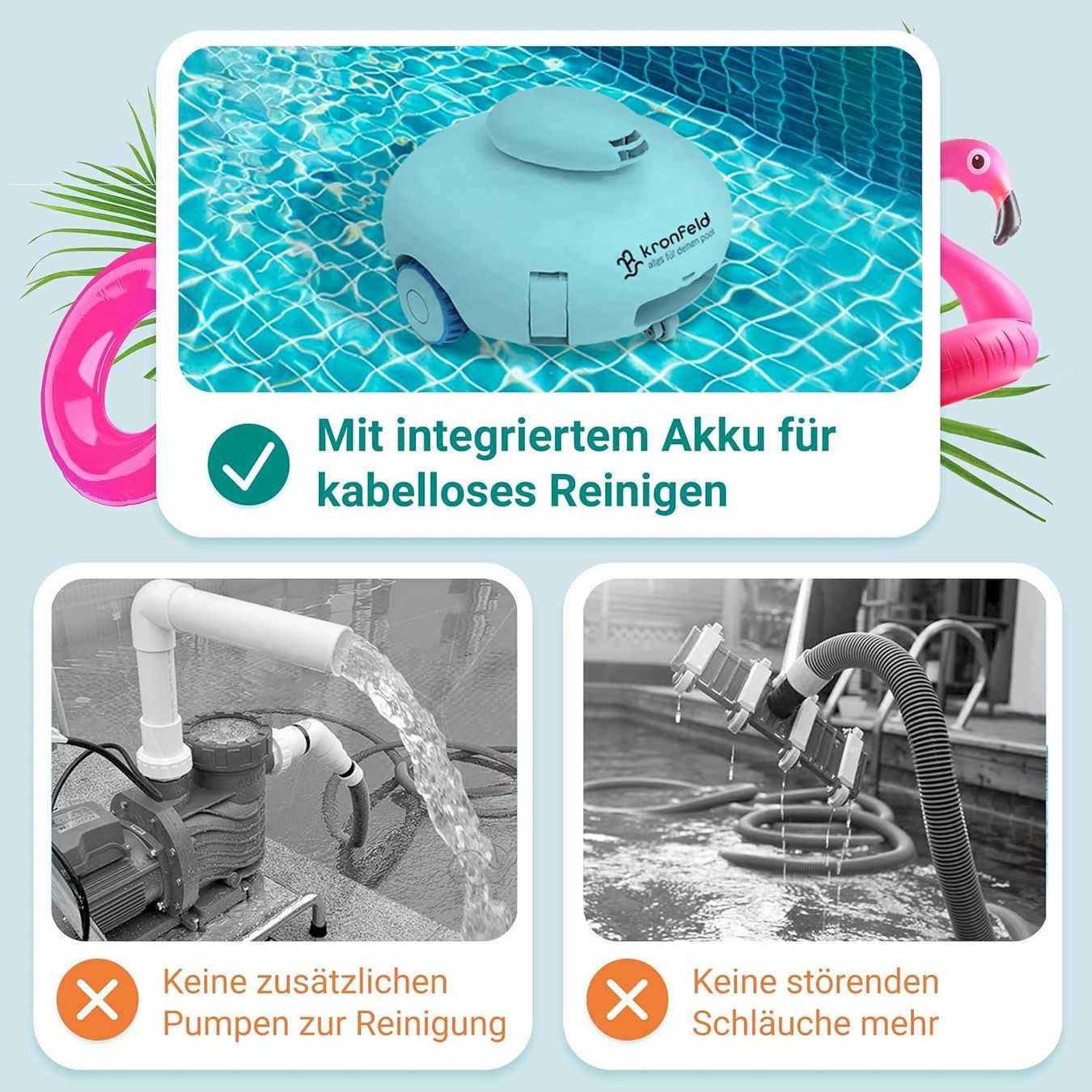Accessori per Piscine: Kronfeld Poolroboter – Nuovo e nell'imballaggio originale da Bottighofen venduto da zaap 2