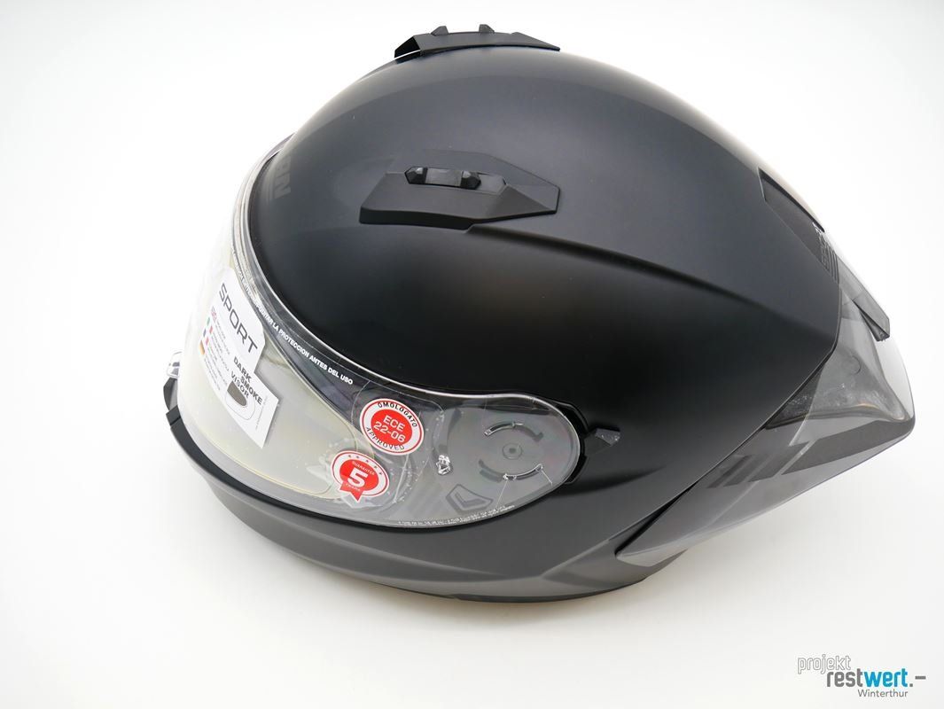 Helme & Visiere: NOLAN  N60-6 Motorradhelm schwarz Gr. M – Neu (gemäss Beschreibung) aus Winterthur von Restwert_Winterthur 3