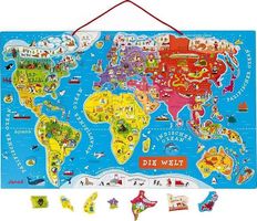 Magnetische Landkarte "Die Welt" (92 Teile)