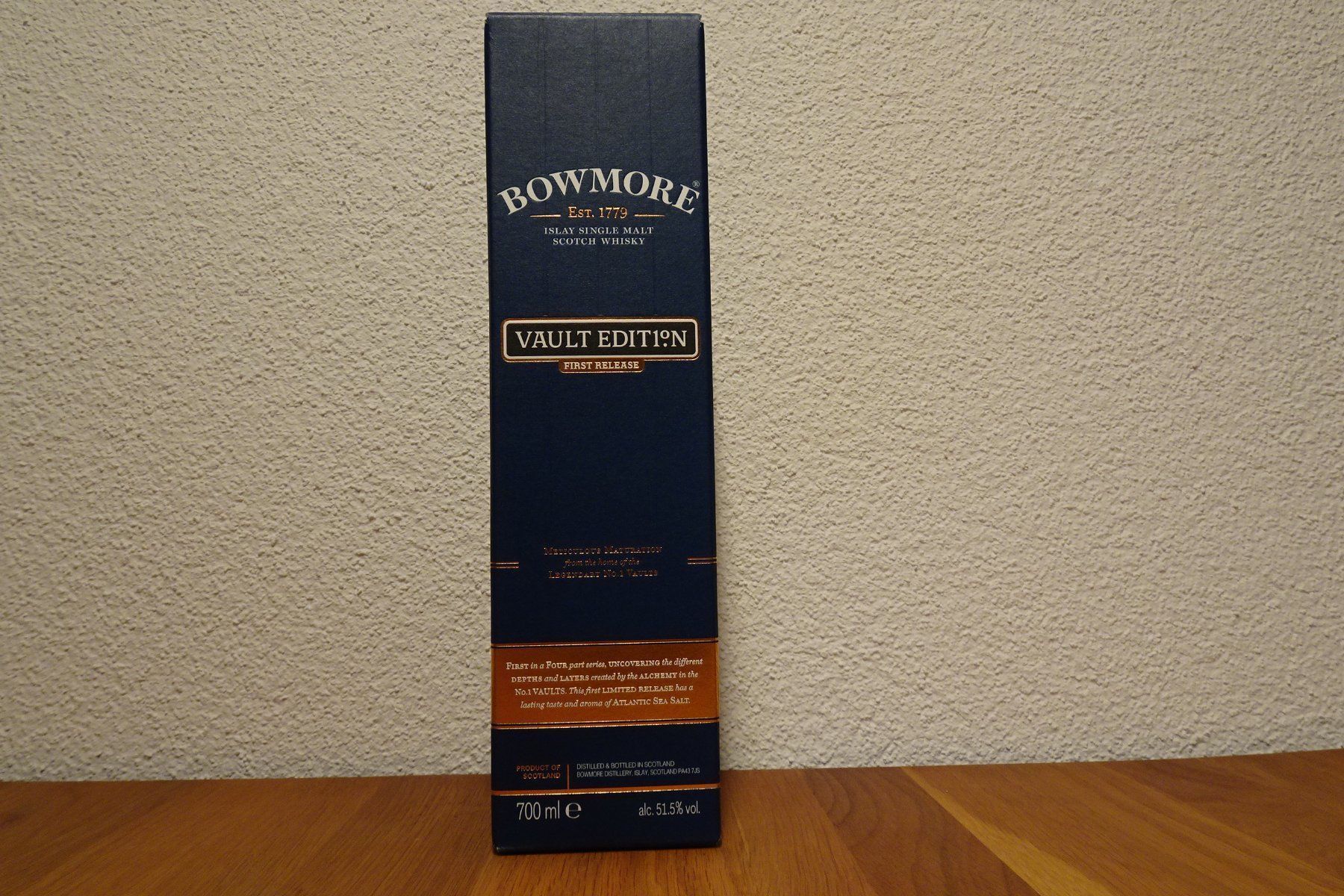 Bowmore Spirituosen: Bowmore Vault Edit1°n First release – Neu und originalverpackt aus Ballwil von eldave