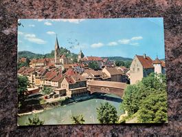Ansichtskarte von Baden, gelaufen 1965