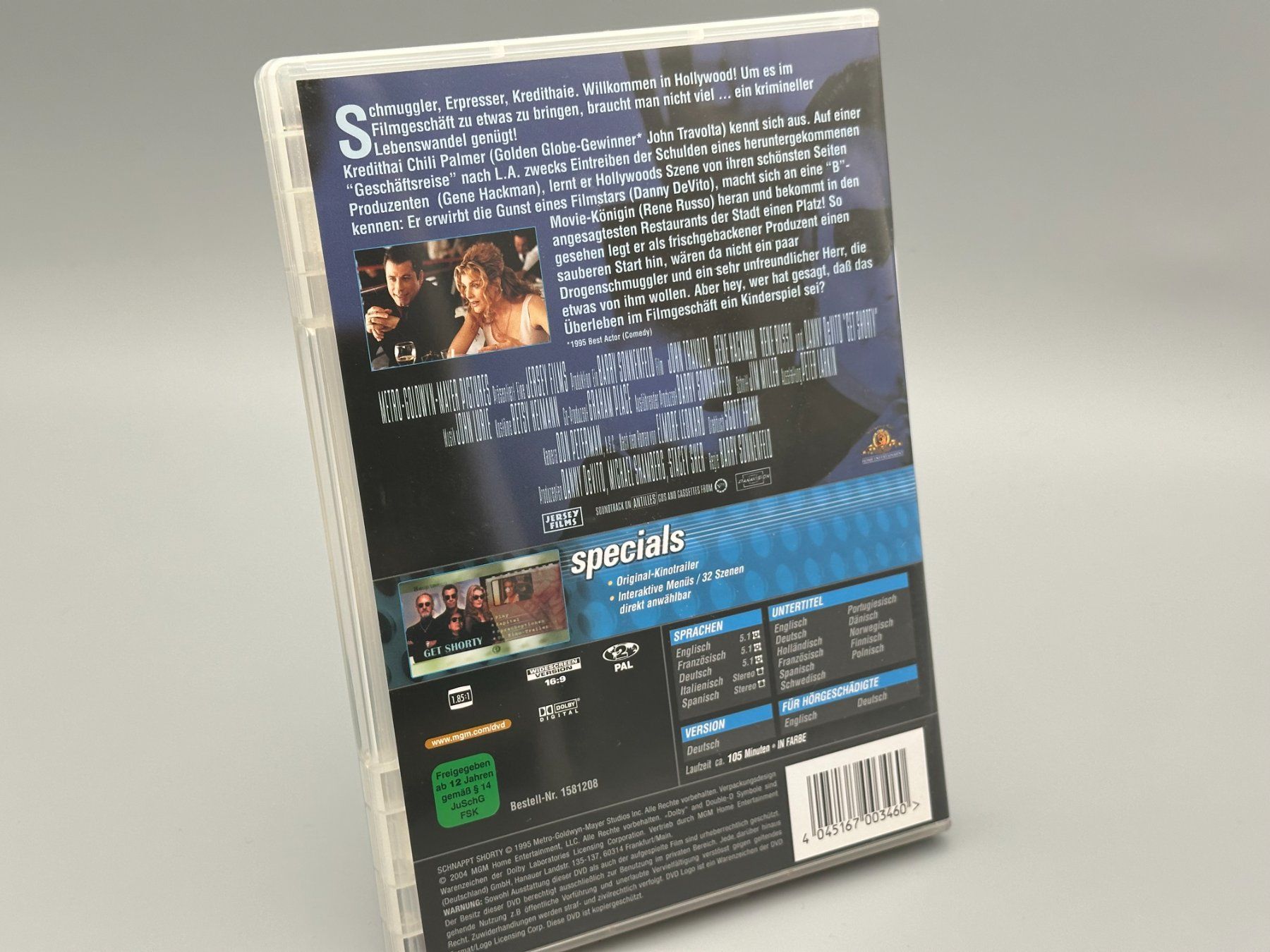 Tutti i DVDs: Schnappt Shorty | DVD | John Travolta & Danny DeVito – Nuovo e nell'imballaggio originale da Schlieren venduto da selected_goods 1