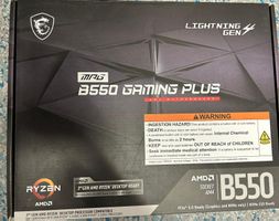 MSI MPG B550 Gaming Plus (AM4) Mainboard – Neu / Originalver