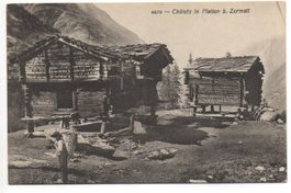 ZERMATT Châlets in Platten - Knabe mit Rückentrage