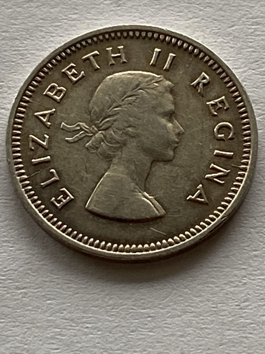 Tutti le monete: Afrique du Sud, 3 pence 1958 argent – Usato da Corsier-sur-Vevey venduto da Ginoarturo