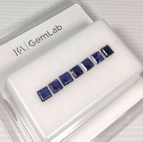 ⁠ Natürlicher Iolith 7 Stk. 6,53 ct – ICA GemLab