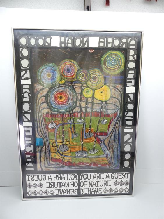 Hundertwasser Offsetdruck Arche Noah Acheter sur Ricardo