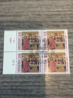 Alte Briefmarke Helvetia Pro Patria 1989 Viererblock Top!