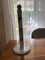 Küchenrollenhalter aus Marmor grau weiss guter Zustand