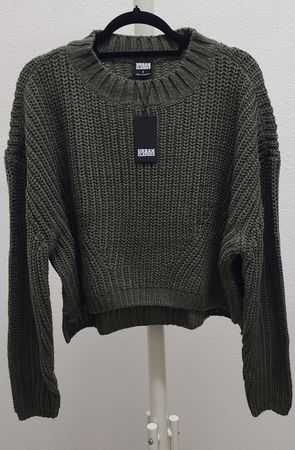 Urban Classics Strickpullover, Olivgrün, Neu mit Etikett!