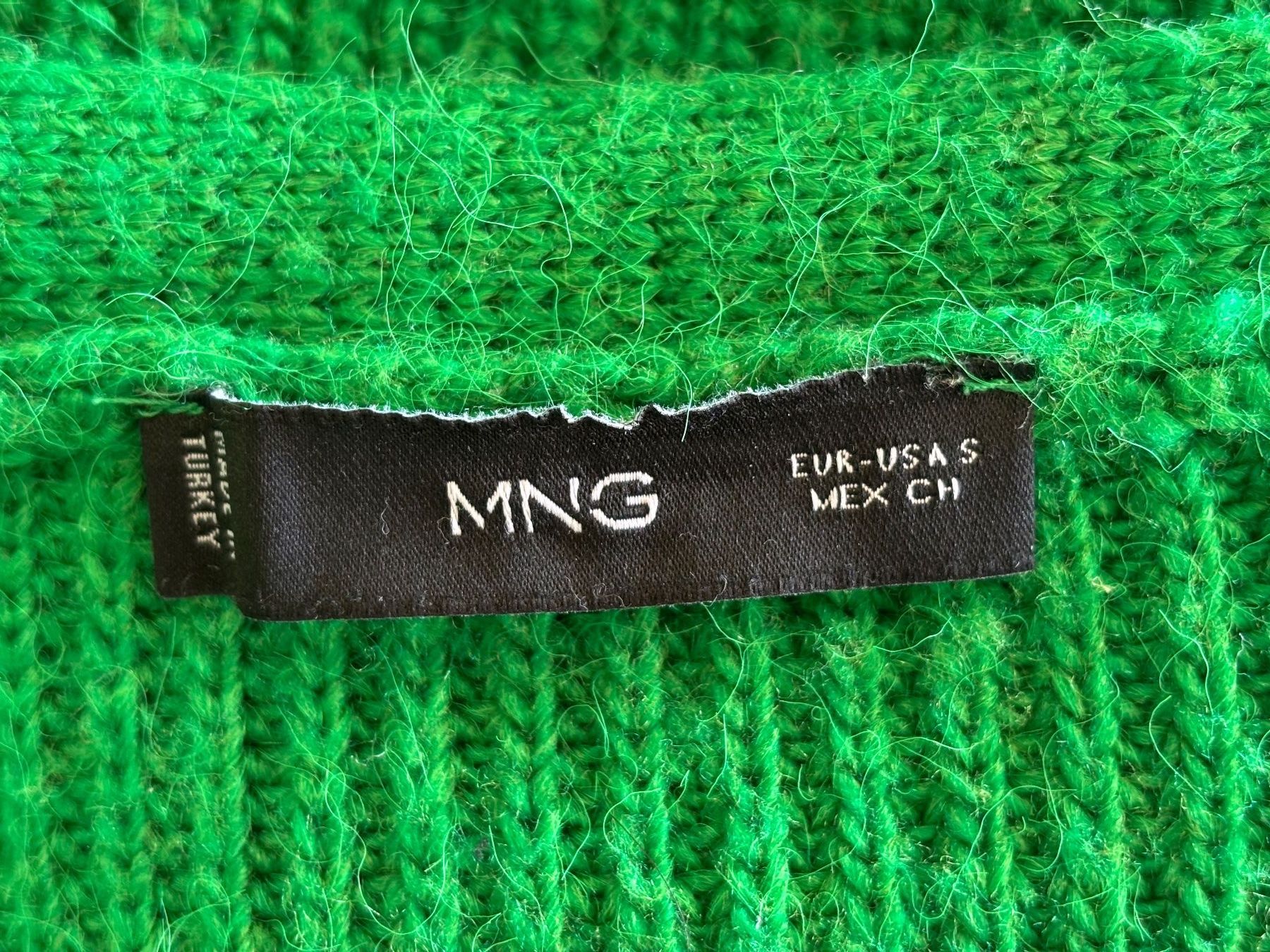 Mango Giacche: MANGO grüner Strickcardigan Gr. S – Usato da Zürich venduto da missmodernage 5