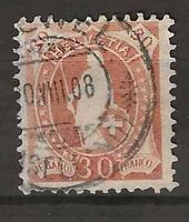 CH096a - Helvetia debout 96a vollstempel
