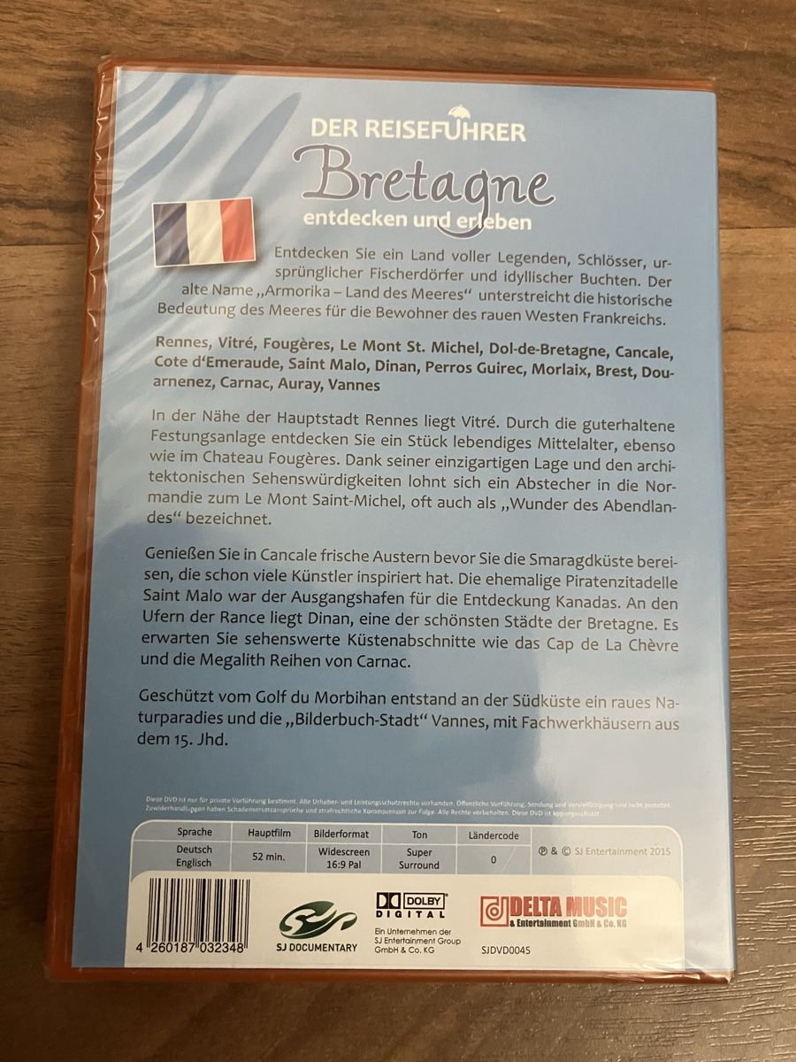 Tutti i DVDs: Der Reiseführer Bretagne – Nuovo e nell'imballaggio originale da Bözberg venduto da Sape9192 1