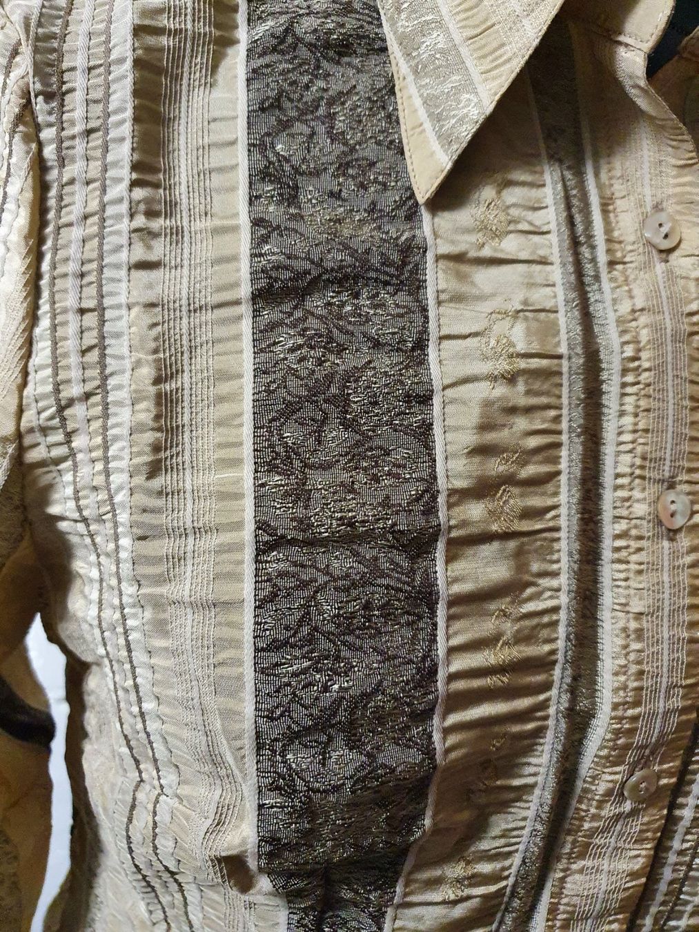 Blusen: Neu: "Wallmann" / edle Bluse Gr. 42 / Braun Töne – Neu (gemäss Beschreibung) aus Muri AG von Edlerweiss 3