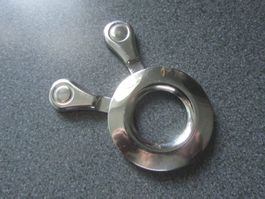 Vintage Eier-Schneider aus Edelstahl