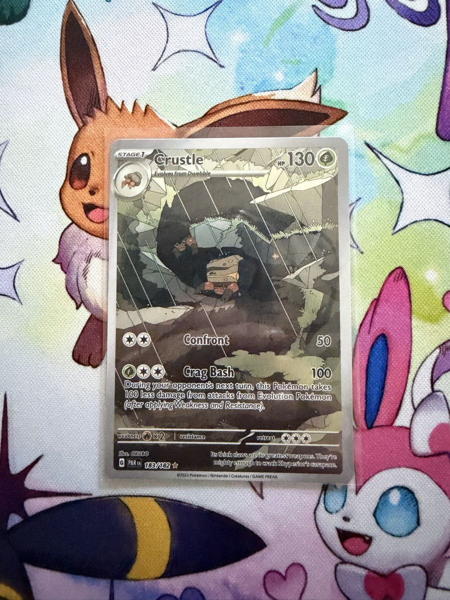 Pokémon Carte collezionabili: Pokemon Crustle 183/182 PAR  – Usato da Grindelwald venduto da TSG-G-Town