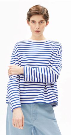 ARMEDANGELS Damen Pullover / Frankaa Stripe - M