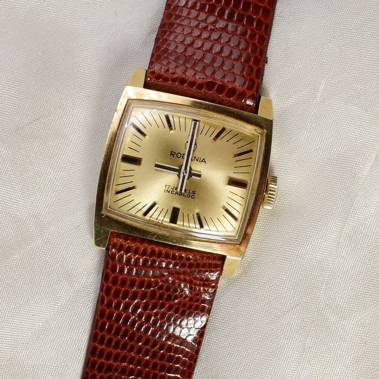 RODANIA Armbanduhr Uhr Handaufzug vintage watch Uhrband | Kaufen auf ...