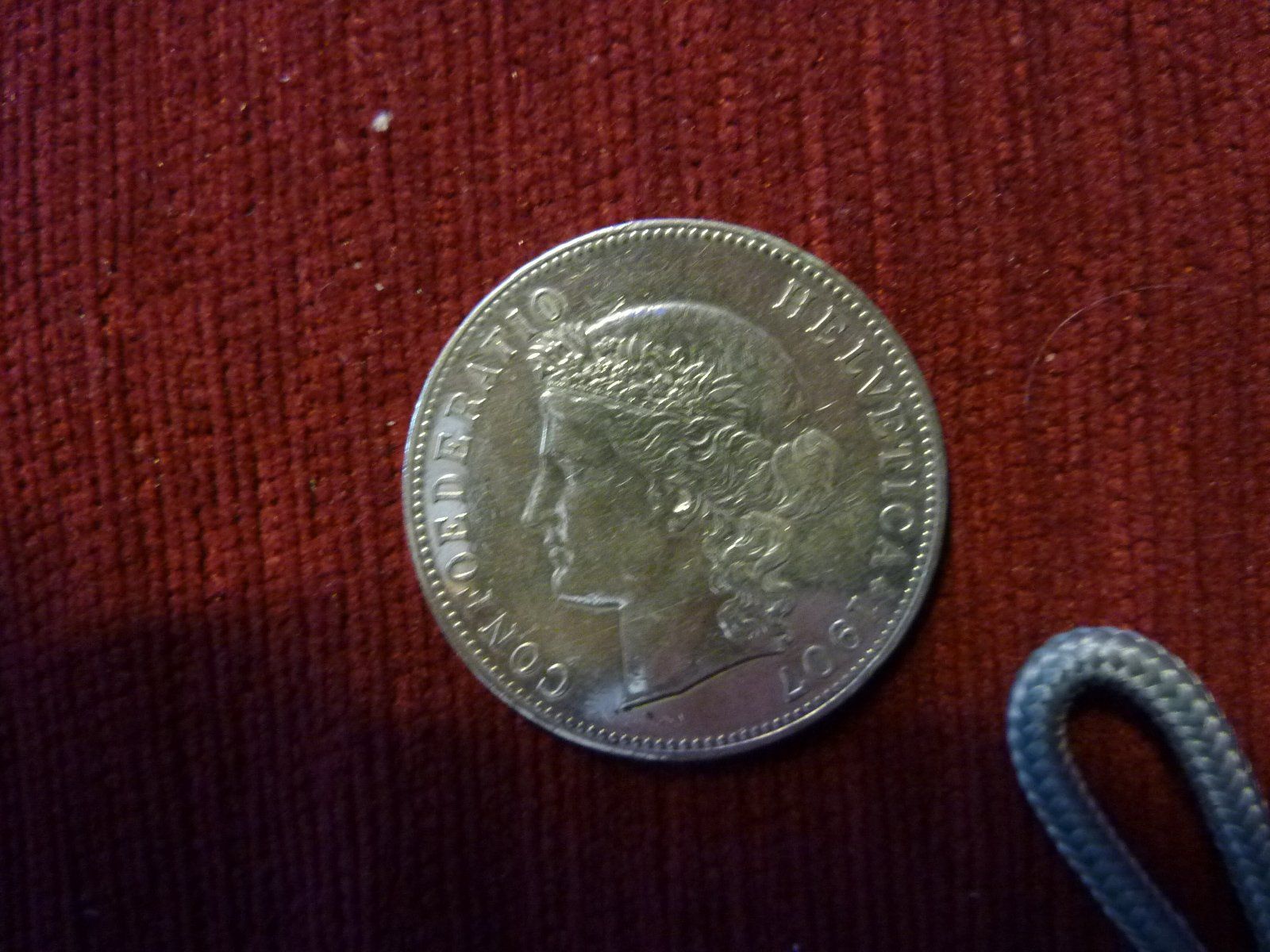 Tutti le monete: 5 Franken 1907 B Silber – Usato da Altstätten SG venduto da Toscana1 3