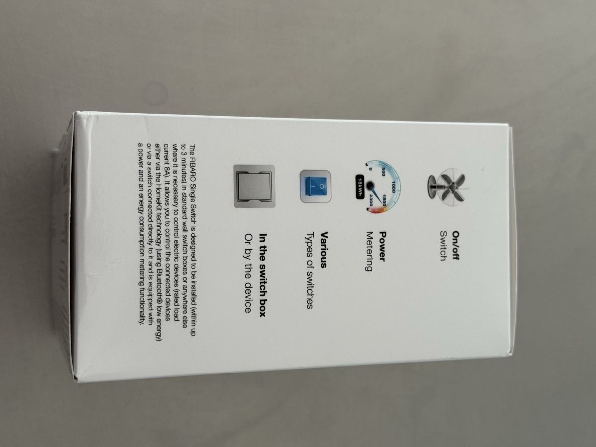 Fibaro Interruttori: Fibaro Single Switch - Apple HomeKit – Nuovo (secondo la descrizione) da Bouveret venduto da Titi71 1