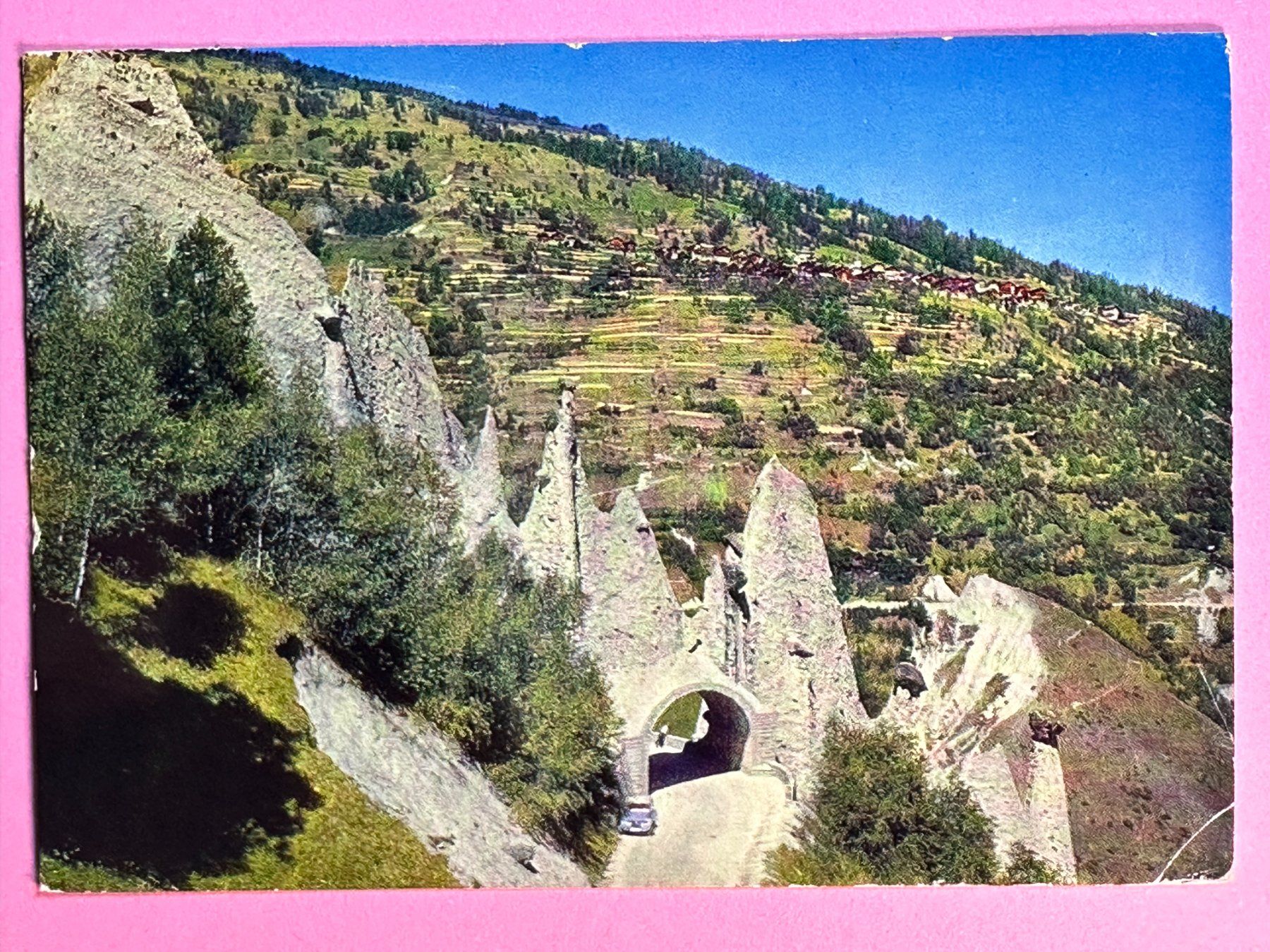 Cartoline postali: Val d'Hérens - Pyramides d'Euseigne + Hérémence – Usato da Steg VS venduto da danwer74