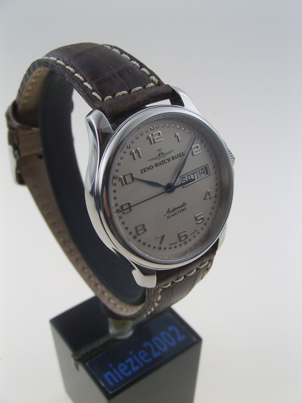 Zeno Uhren: Neue Zeno-Watch Basel Herrenuhr Basic Retro Automatic – Neu und originalverpackt aus Mels von niezie2002 4