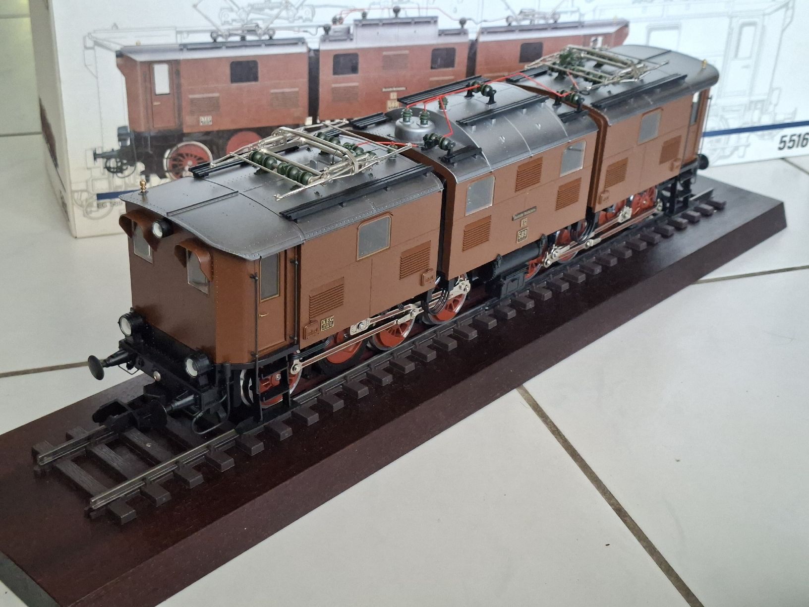 Märklin Modellini di ferrovie: Märklin Spur 1 5516 E-Lok EG 589 – Usato da Boll venduto da romanm0 1