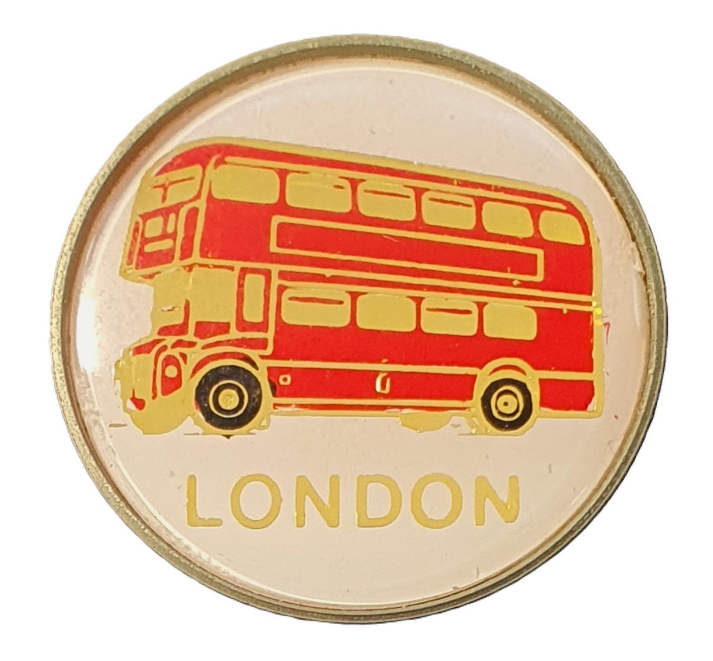 Spille & Fermagli: U601 - Brosche LONDON Bus – Usato da Reinach BL venduto da Boston-Verkauf