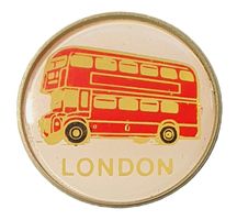 U601 - Brosche LONDON Bus