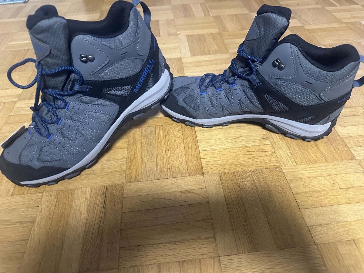 Merrell Scarpe da uomo: Merrell Accentor 3 Sport Mid Goretex, Trekkingsch, grau, 45 – Nuovo e nell'imballaggio originale da Neuchatel venduto da feta_ze