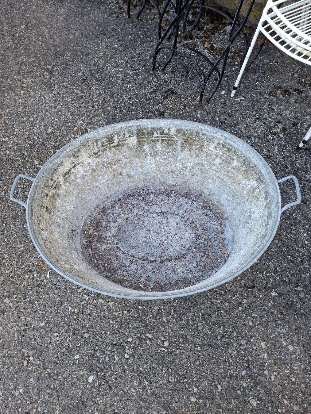 Autres décorations pour le jardin: Zinkwanne oval extra Gross – D'occasion à Erlach par silvia3235 1