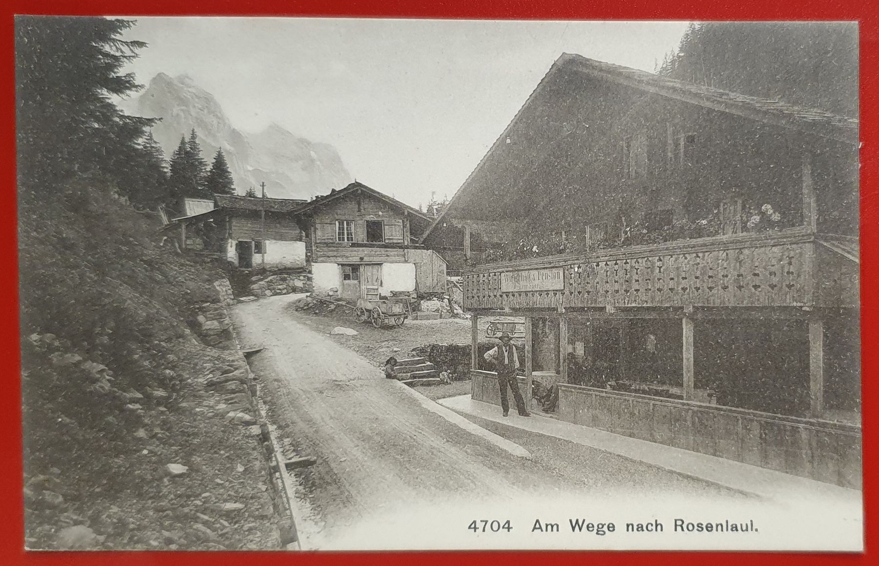 Cartoline postali: Am Wege nach Rosenlaui – Usato da Kreuzlingen venduto da Rschweiz1