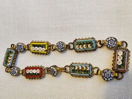 Antikes Murano Micro Mosaik Armband Italien ca 1940