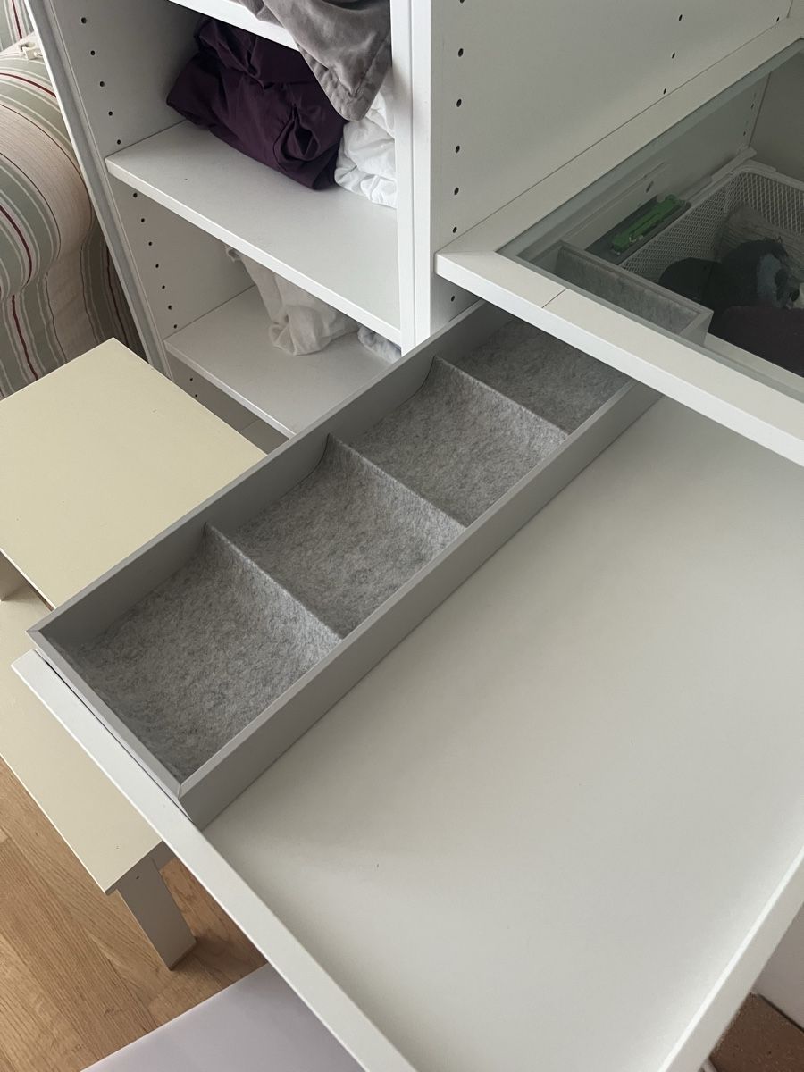 Schränke: Ikea KOMPLEMENT Ausziehboden mit Einsatz und Glas, 50x58 cm – Gebraucht aus Glattpark(Opfikon) von tah_3204 3
