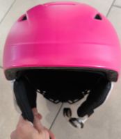 Skihelm / Snowboardhelm pink Grösse s-m (48-51cm) mit Brille