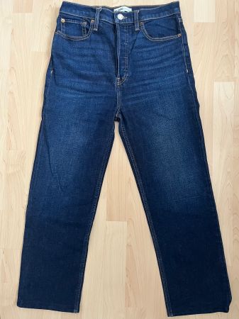 Re/Done: Jeans, straight, mittlere Waschung, 29 38