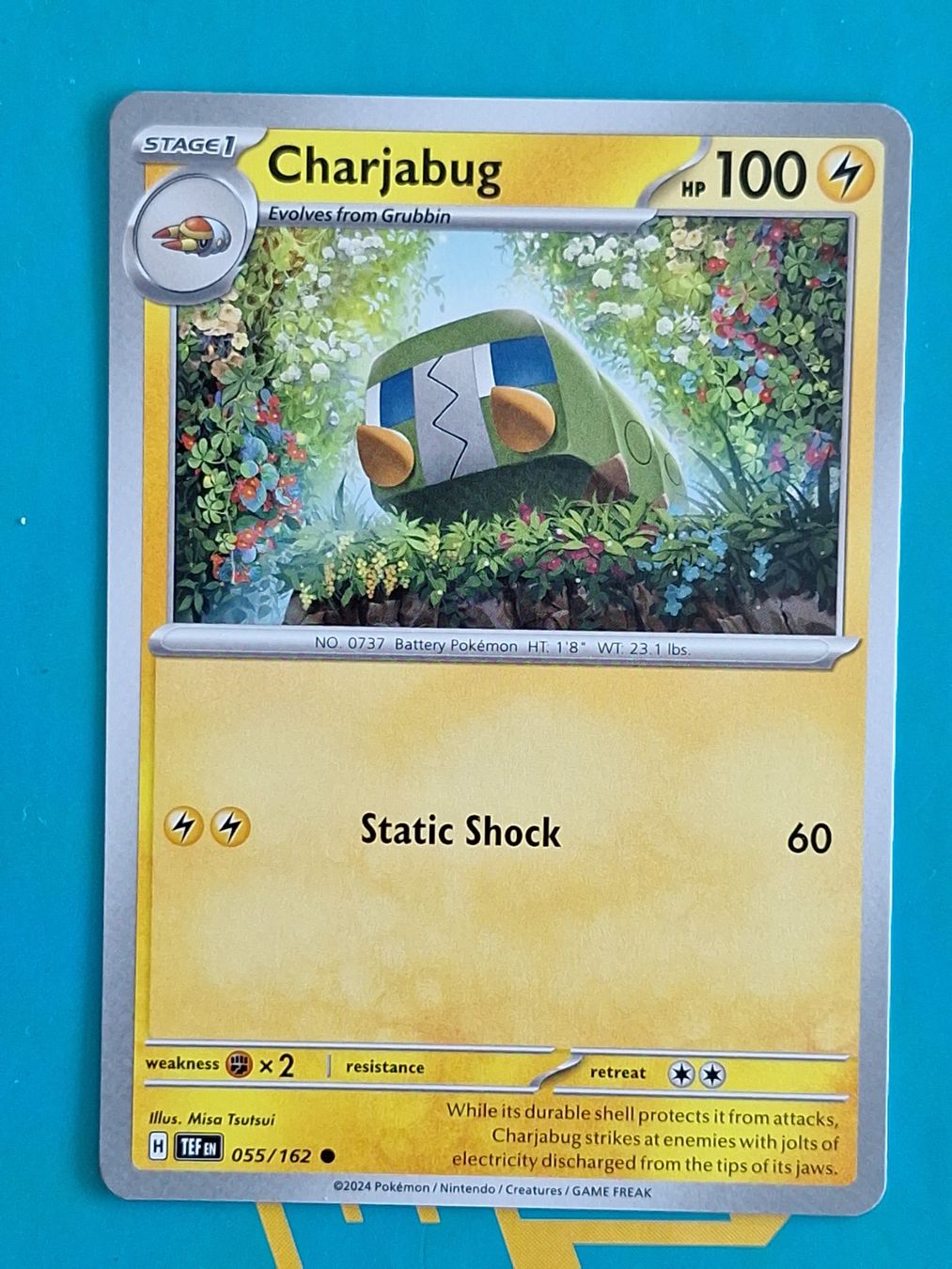 Pokémon Carte collezionabili: Charjabug - Temporal Forces Pokemon - #7.1 – Usato da Altstätten SG venduto da GGsGameshop