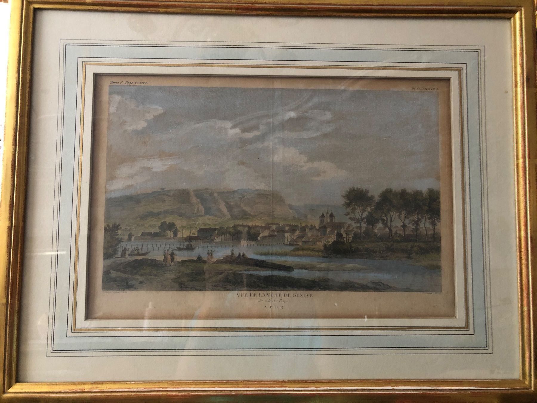 Poster & Bilder: N.PERIGNON. Vue de la ville de GENEVE. – Gebraucht aus Wald ZH von mlnt