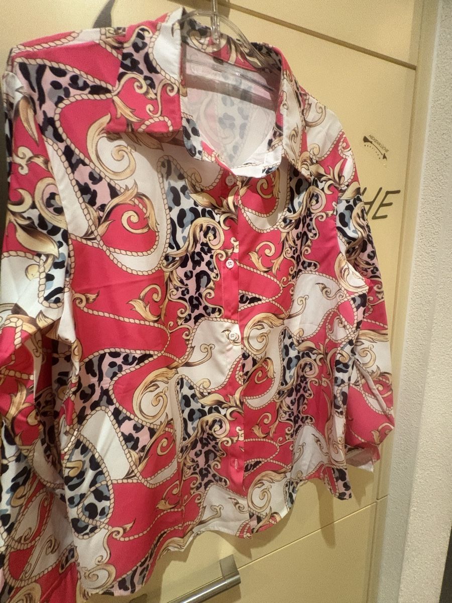 Camicette: Kettenmuster Bluse pink – Nuovo (secondo la descrizione) da Obbürgen venduto da bugi6868 1