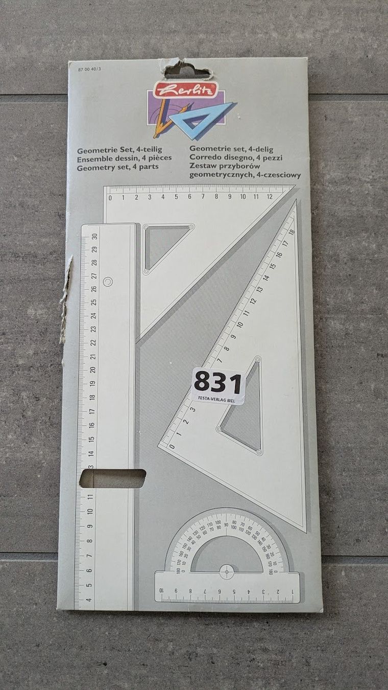 Altro in Scrittura & Disegno: Geometrie Set 4 teilig – Usato da Bäretswil venduto da Ober-Land 1