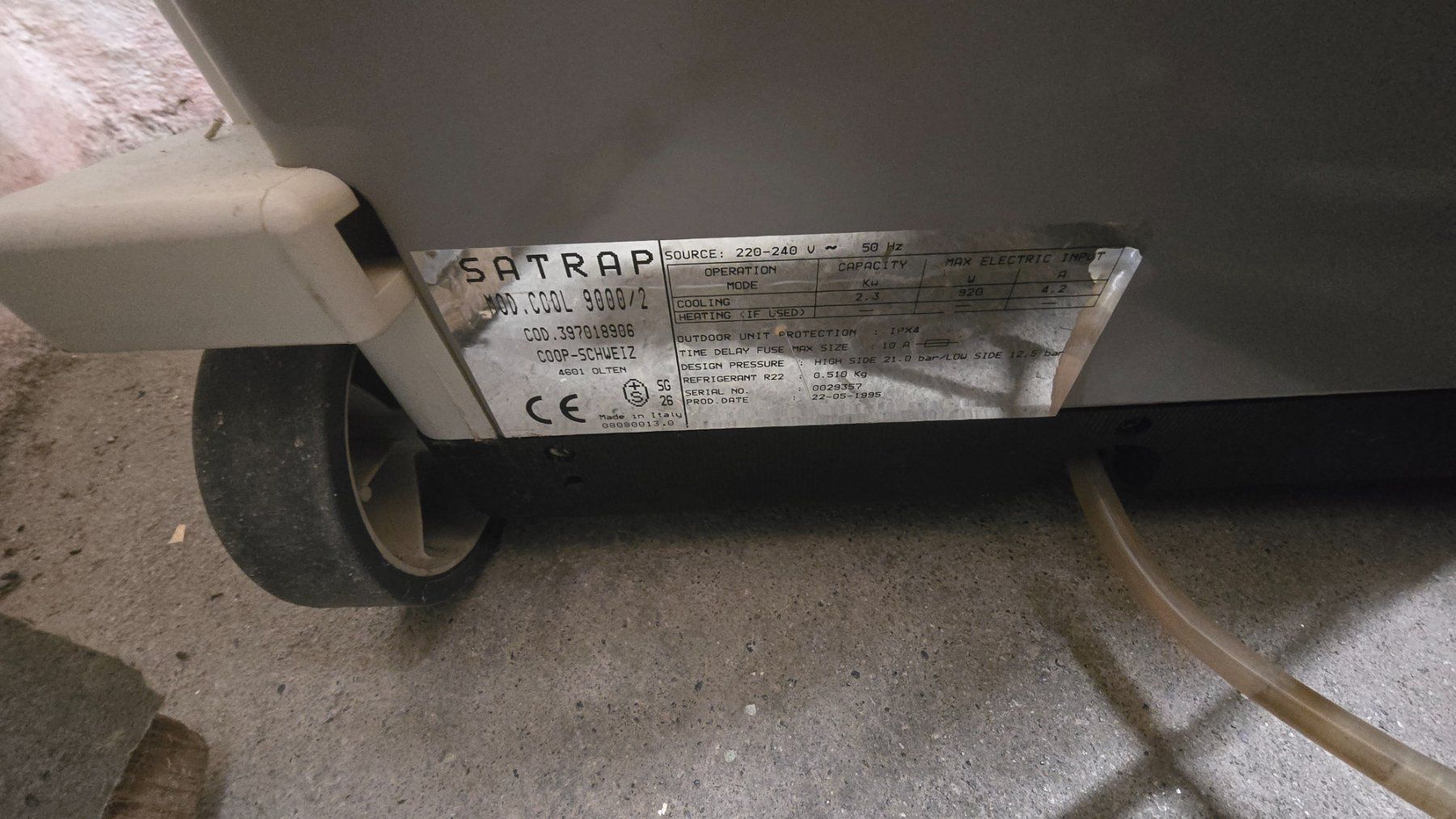 Condizionatori: Klimagerät Satrap Cool 90000/2 Split – Usato da Zürich venduto da davescustom 3