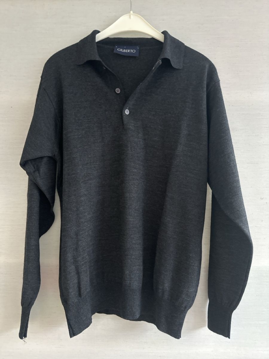 Maglioni & Felpe: Feiner GILBERTO Merinowolle Poloshirt Pullover Gr. M Herbst – Usato da Rothenburg venduto da wer_g9fd